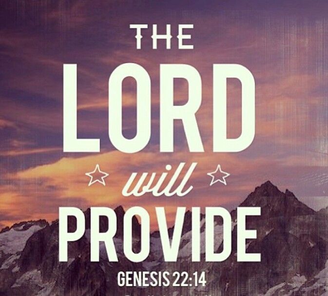The Lord will provide